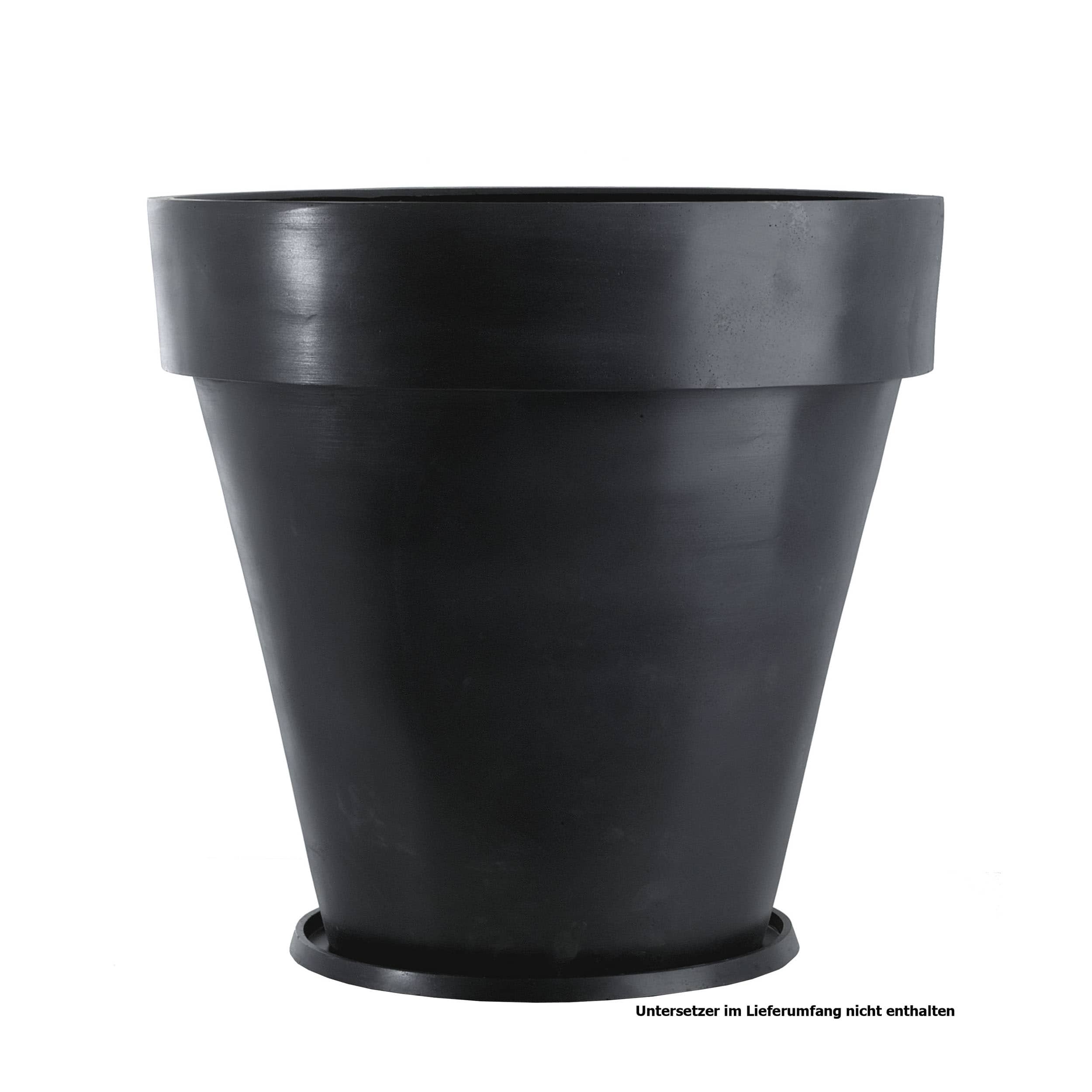 Stonefiber Pot mit Rand Blumentopf