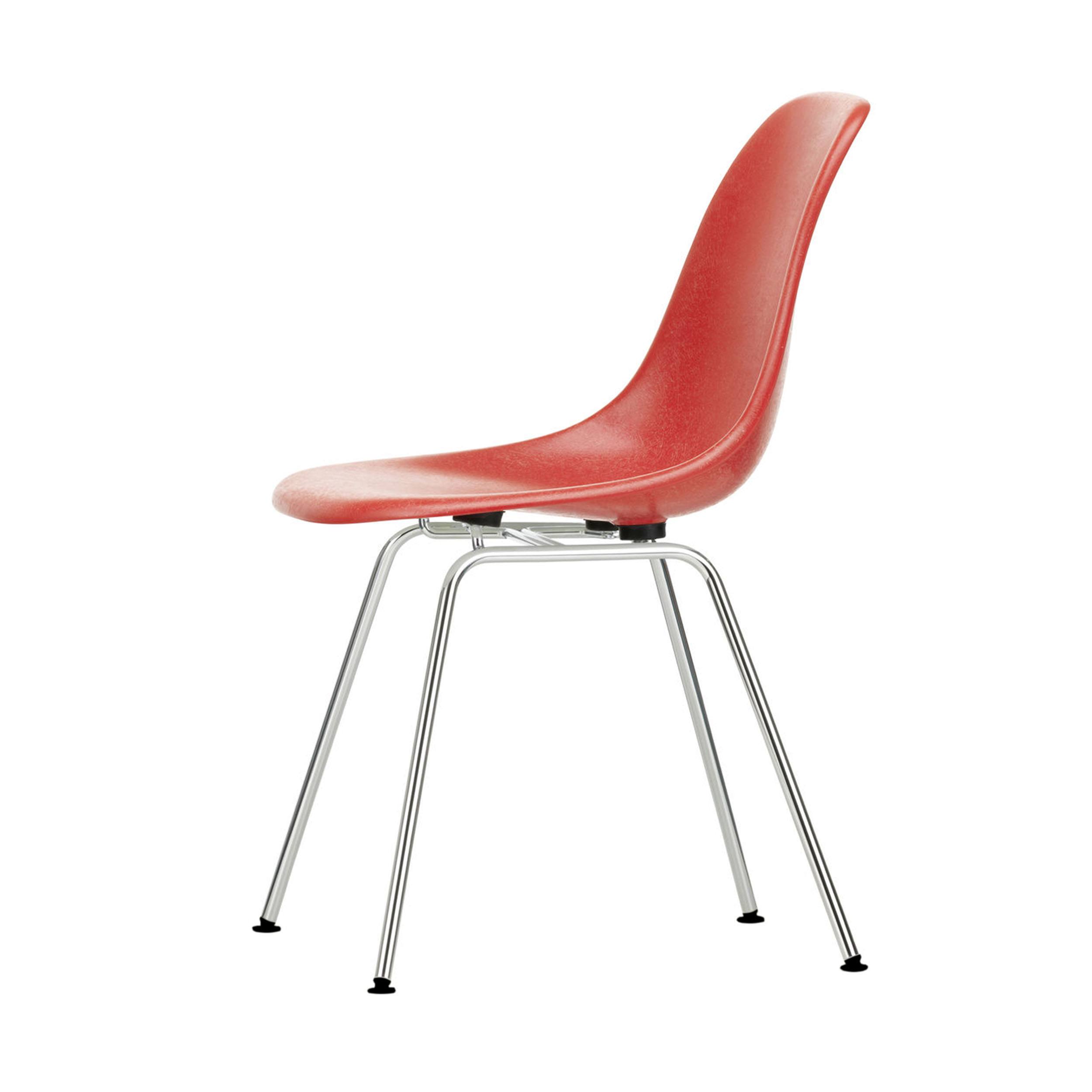 Eames Fiberglass Side Chair Stuhl DSX Filzgleiter