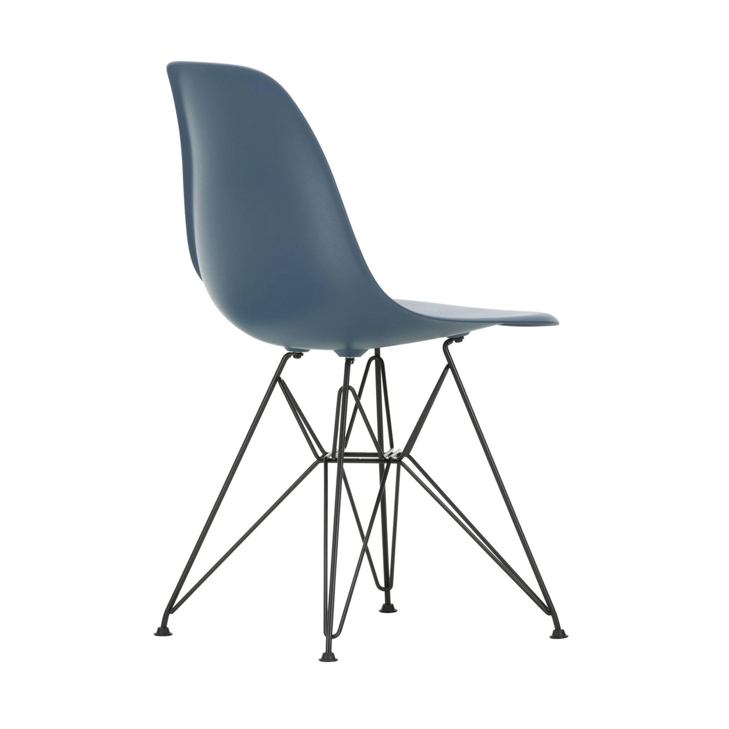 Eames Plastic Side Chair Stuhl DSR mit Kunststoffgleitern