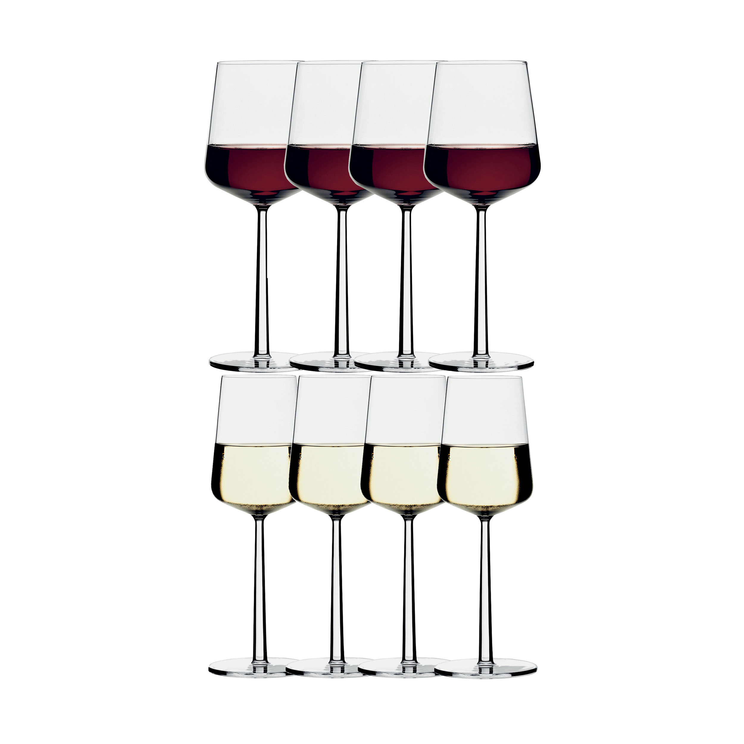 Essence Rot- und Weißweinglas 2x 4er-Set