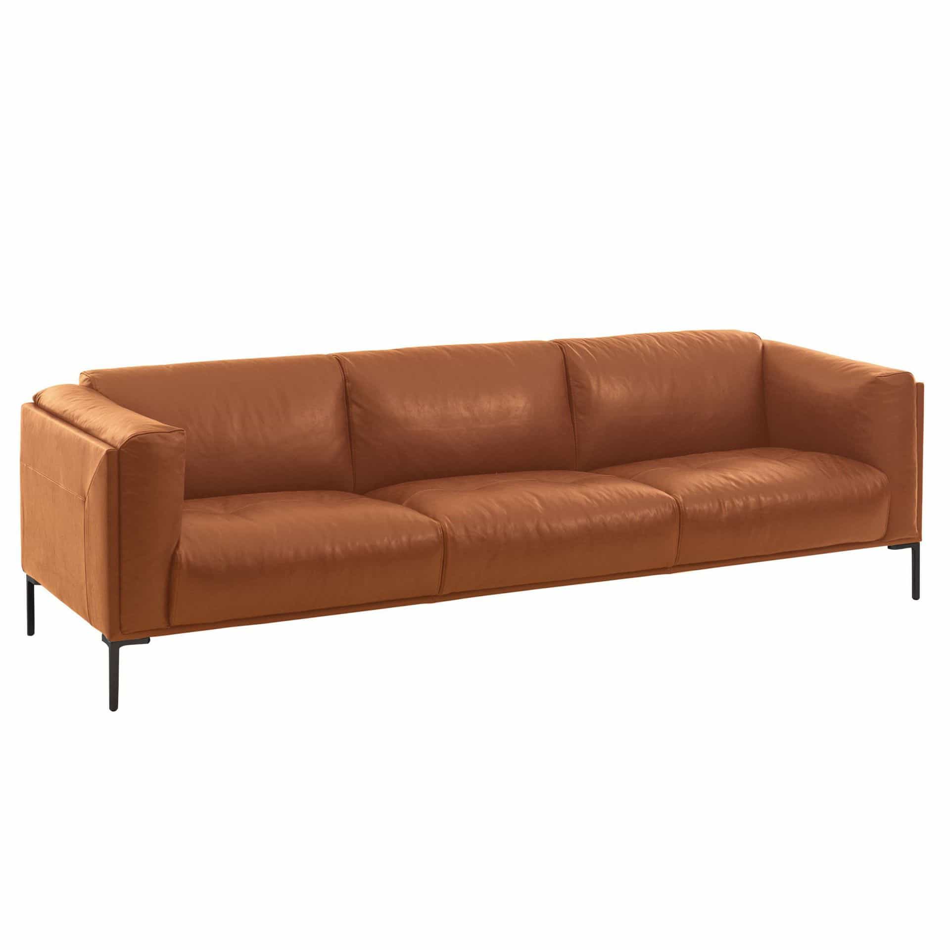Benoni Leder 3-Sitzer Sofa