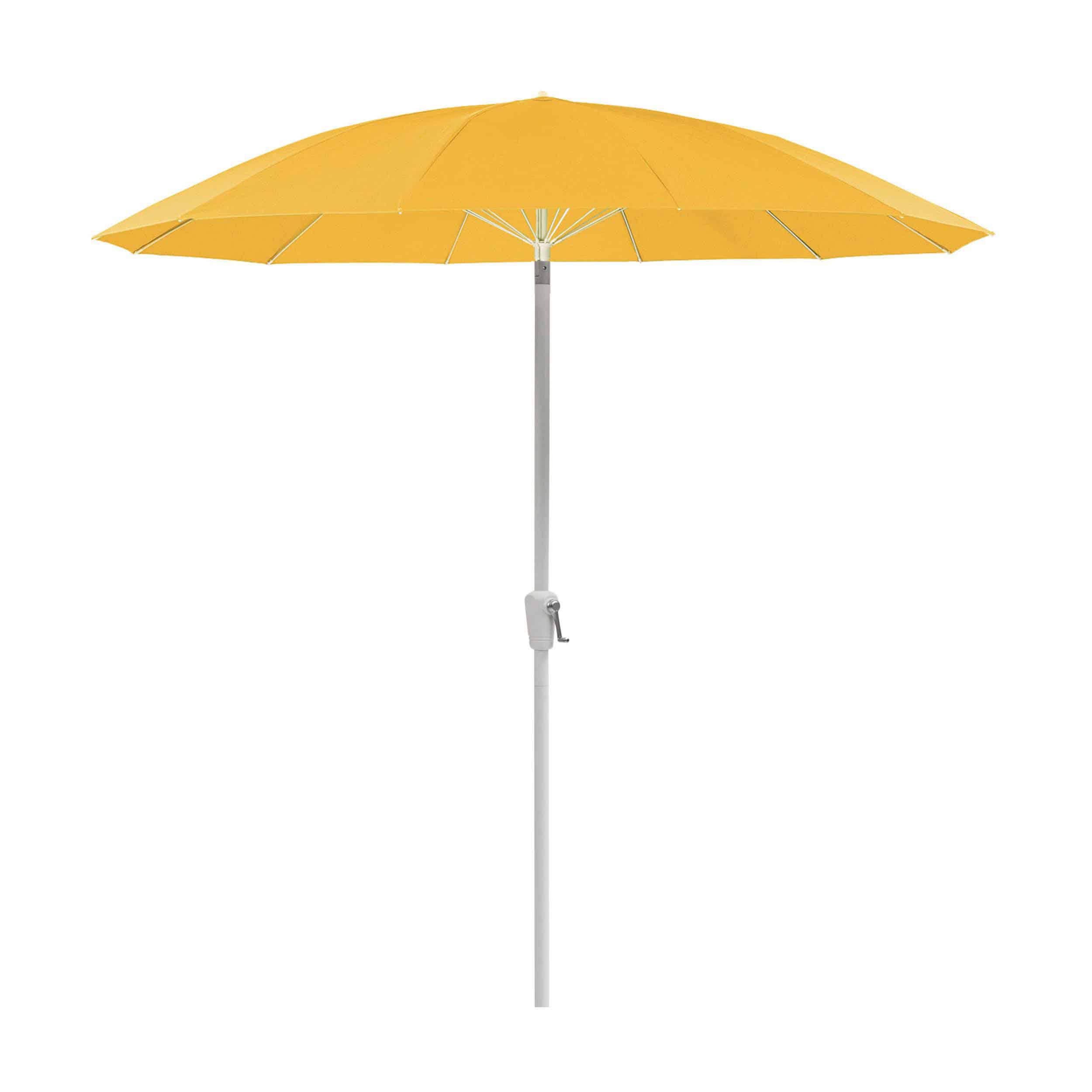 Pagodenschirm L Sonnenschirm mit Kurbel ohne Schirmständer