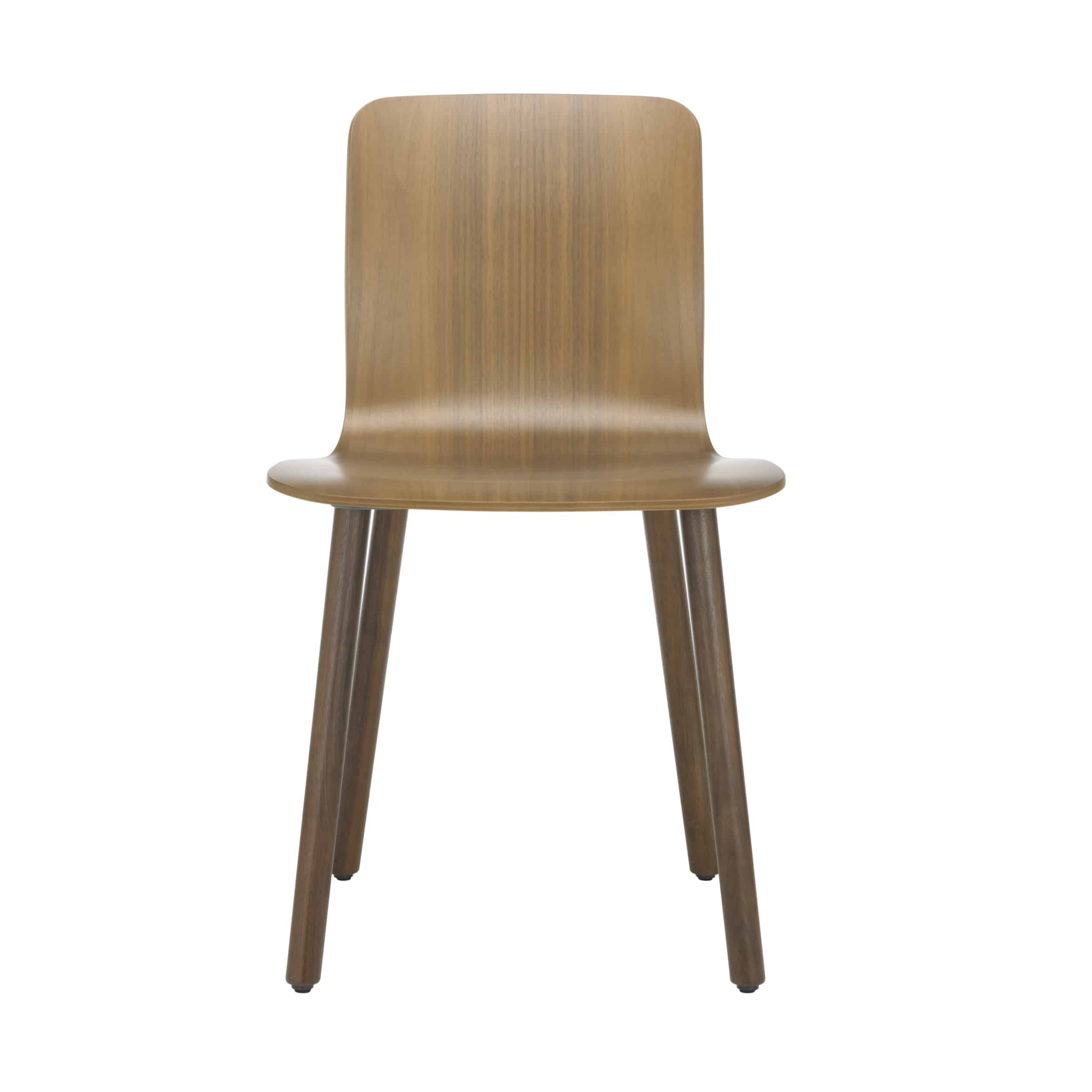 HAL Ply Wood Stuhl mit Kunststoffgleitern