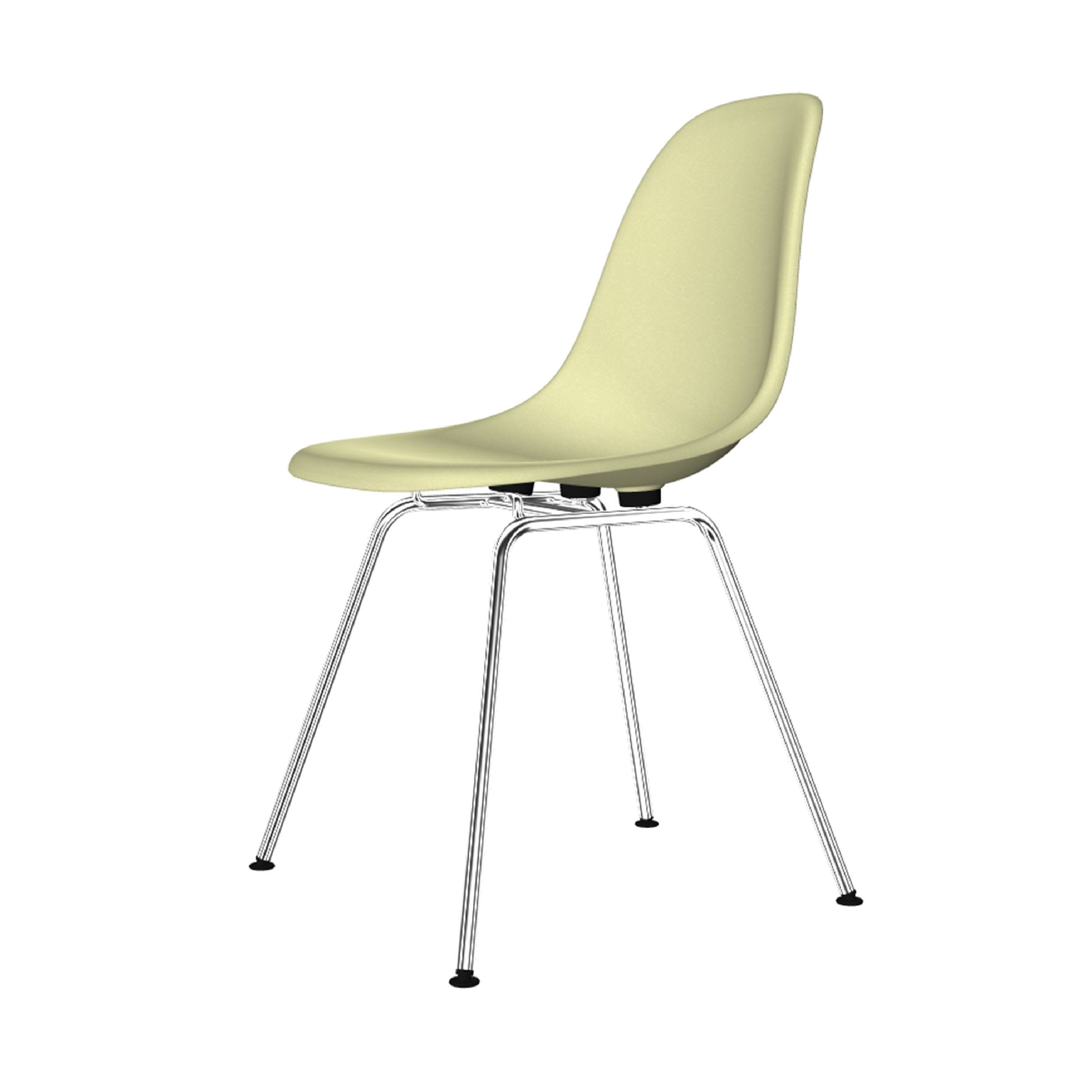 Eames Fiberglass Side Chair Stuhl DSX Kunststoffgleiter