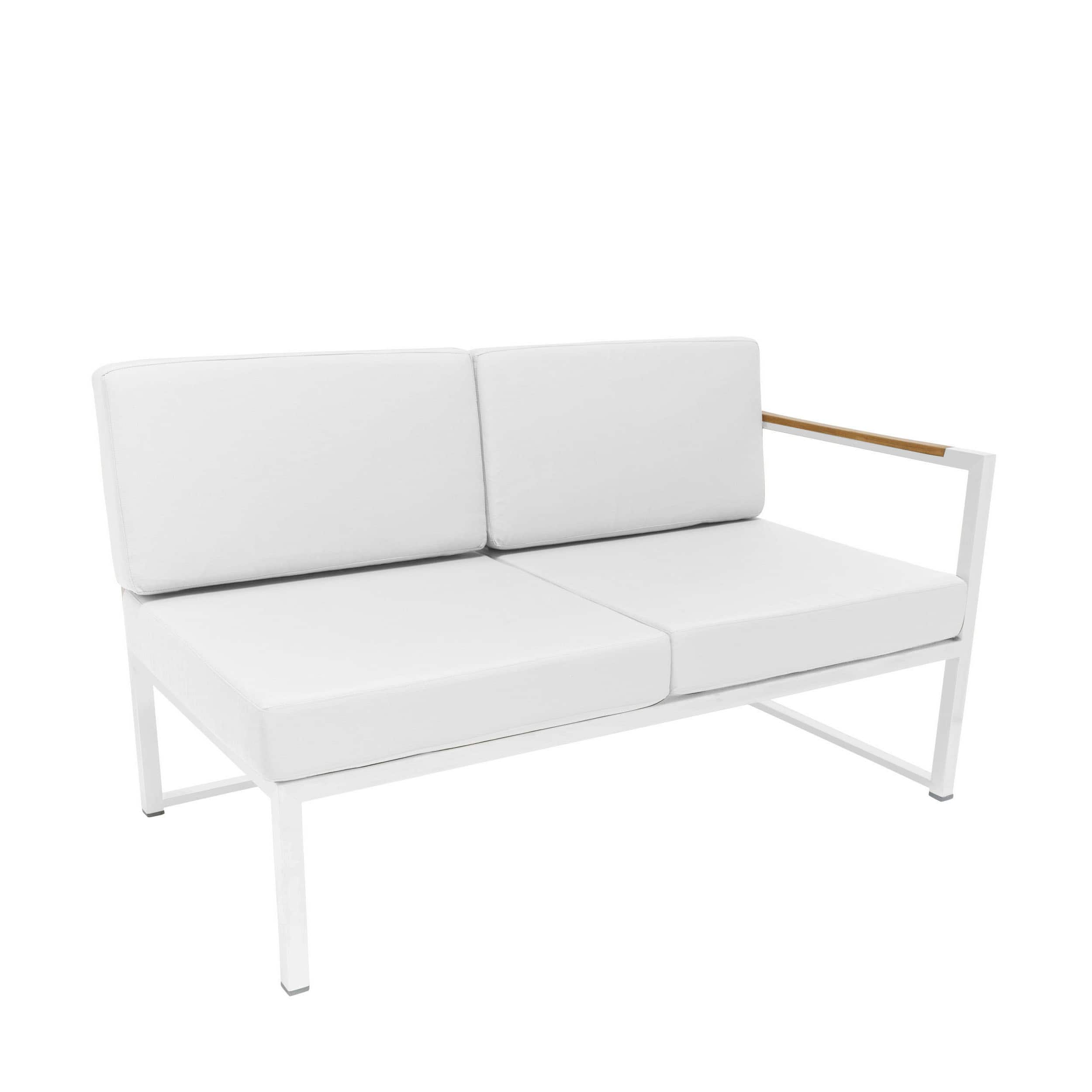 Lux Lounge Sofa 2-Sitzer Armlehne rechts