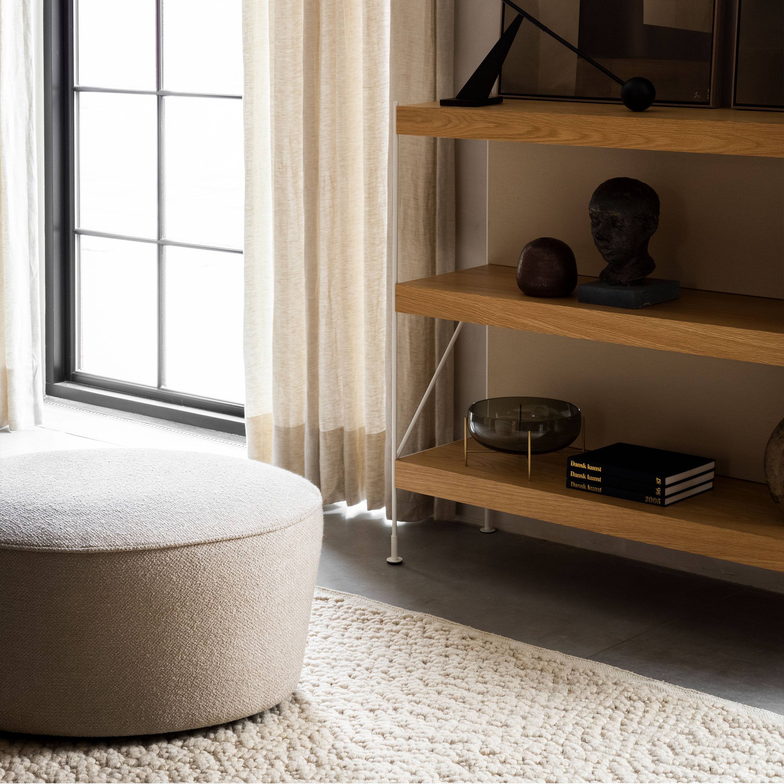 Cairn Oval Pouf