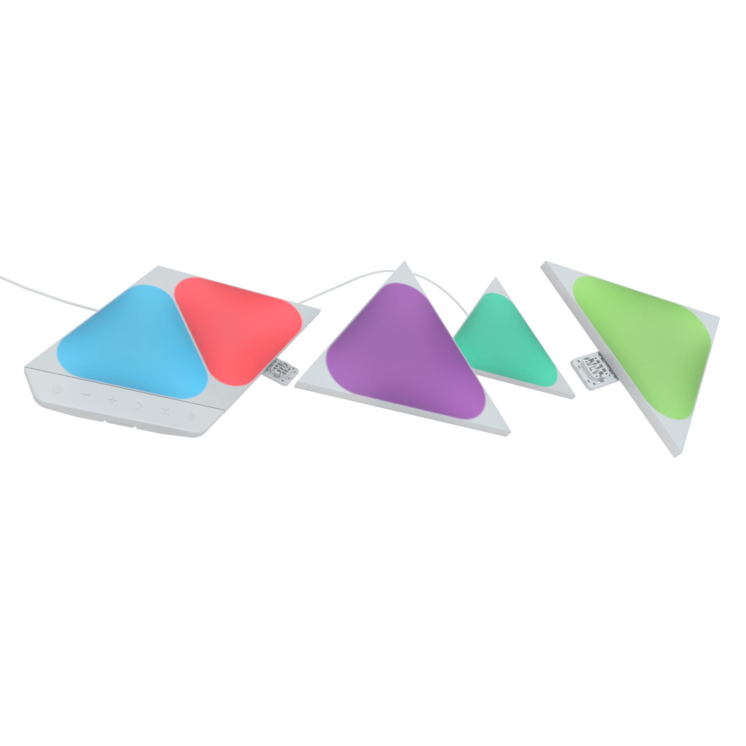 Nanoleaf Shapes Triangles Mini Starterkit LED Wandleuchte 5er-Set