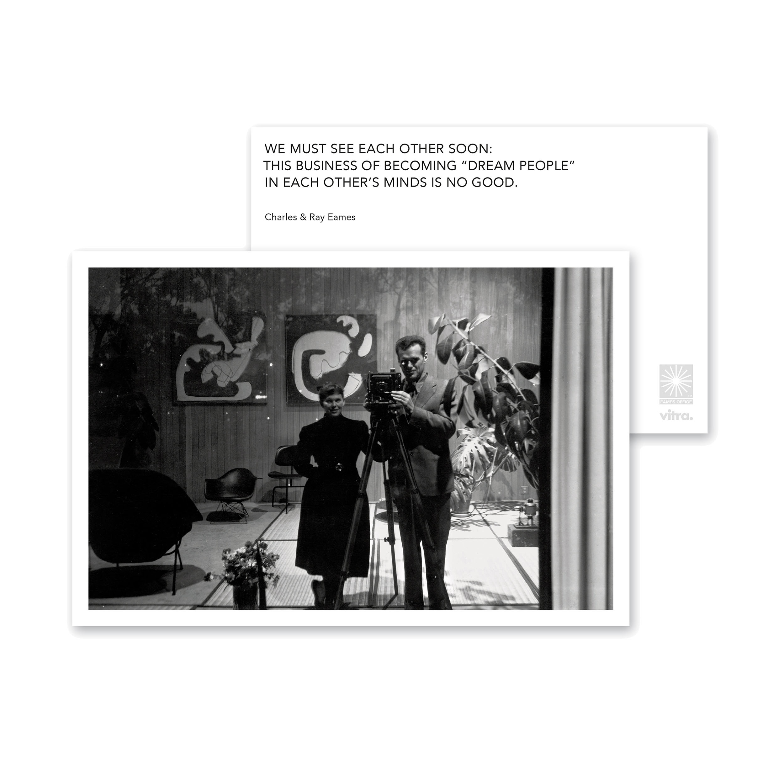 Eames Quotes Greeting Card Dream People Grußkarte