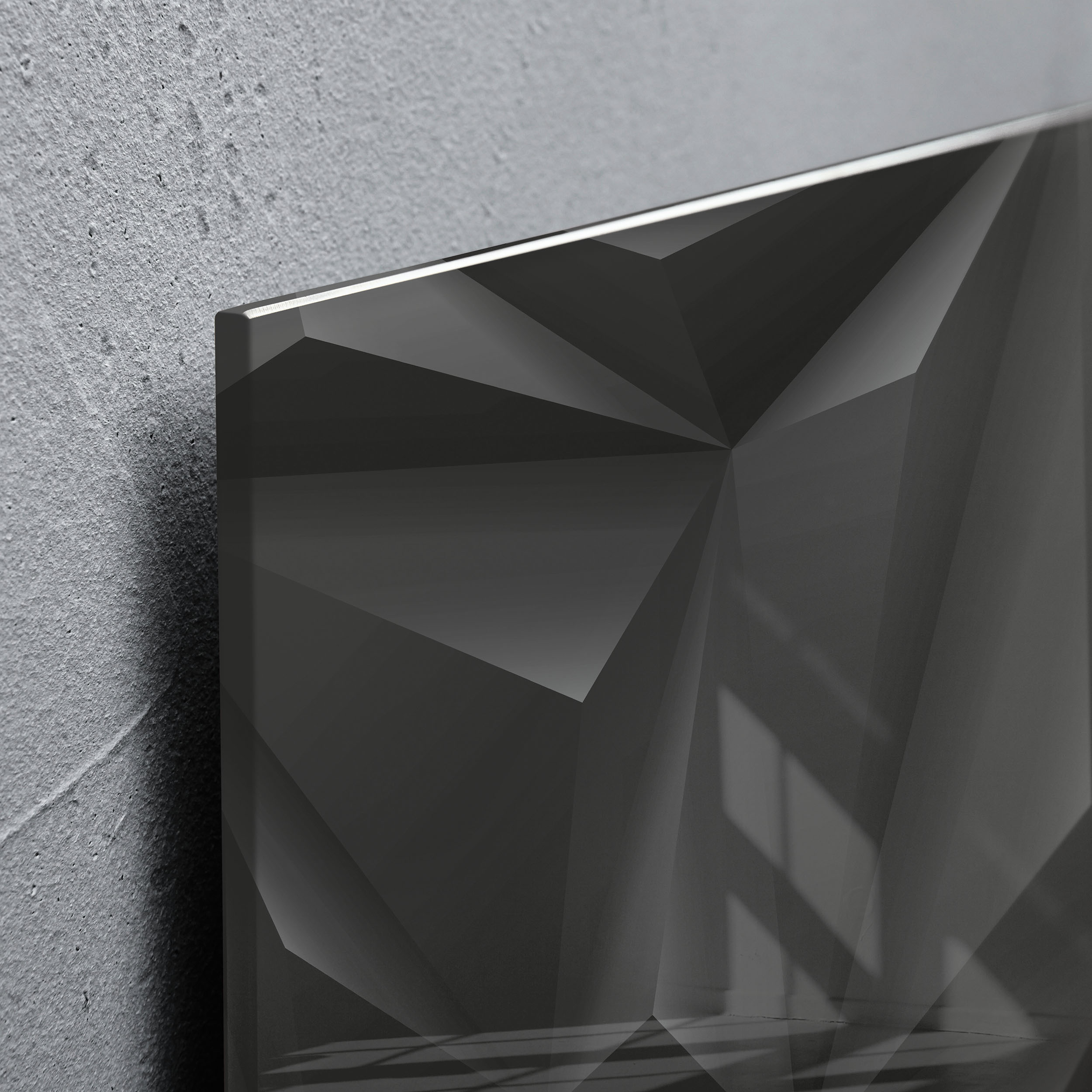 artverum® Glas-Magnetboard Black Diamond