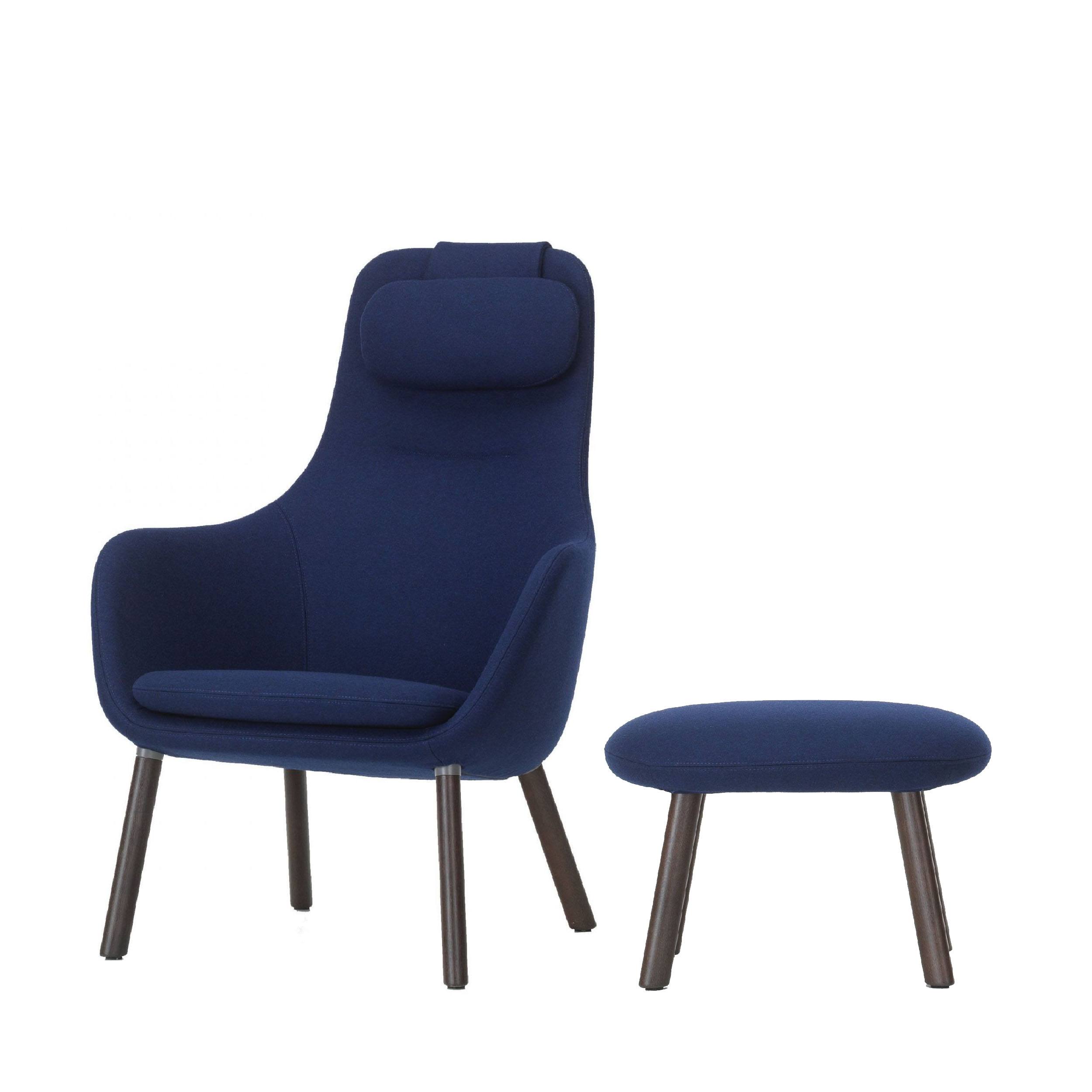 HAL Lounge Chair Sessel und Ottoman Fußhocker
