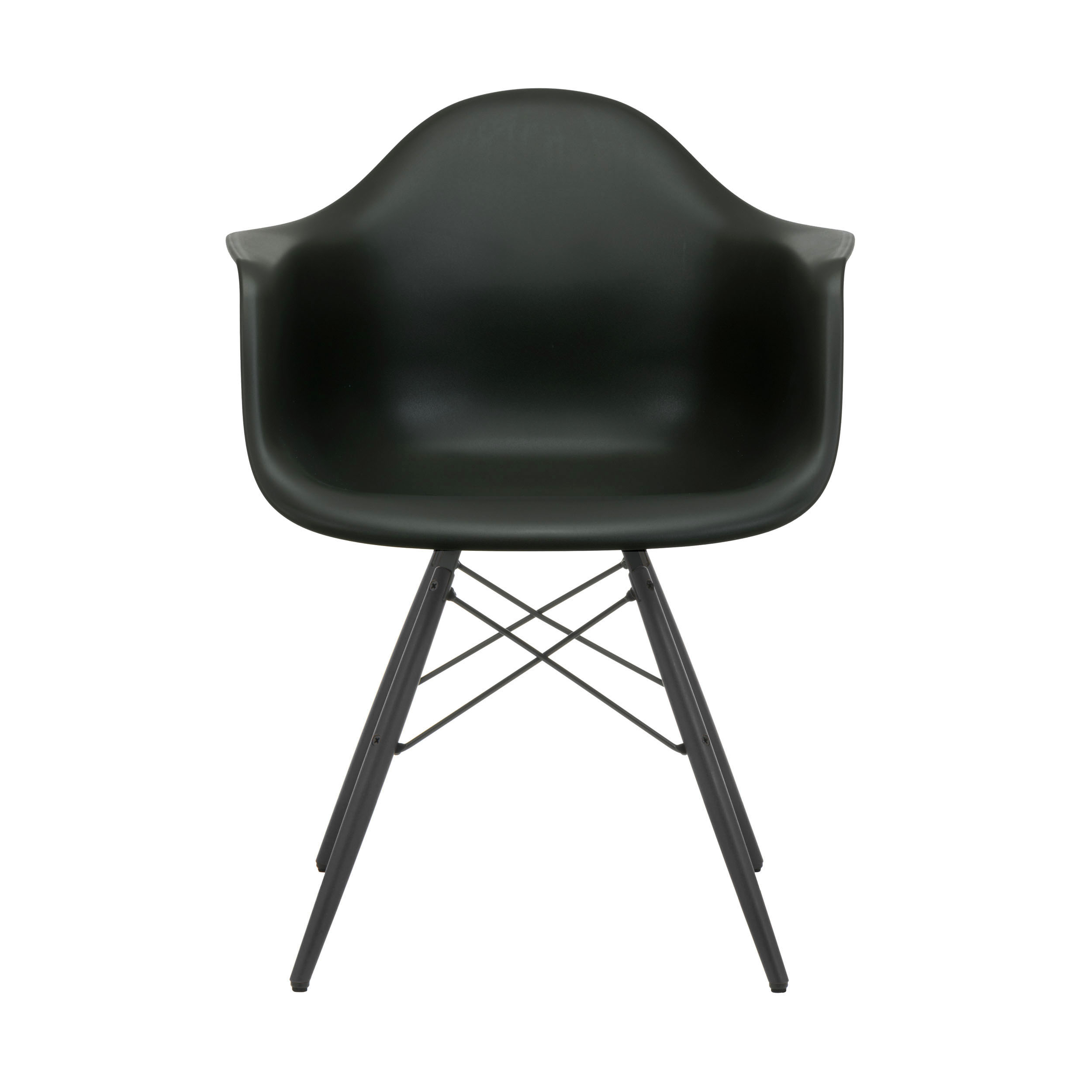 Eames Plastic Armchair Stuhl DAW mit Kunststoffgleitern   Farbe ...