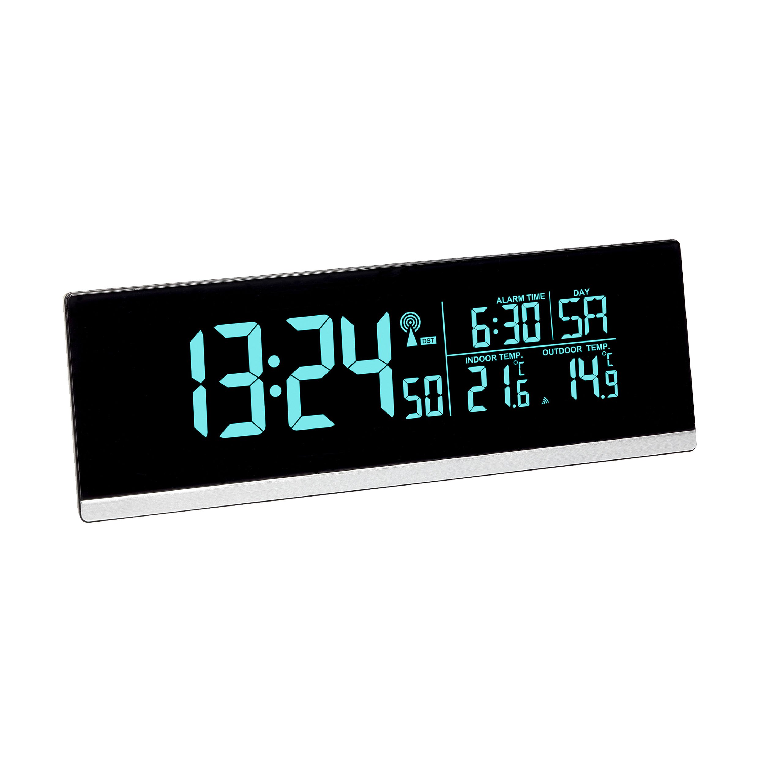 LED Farbdisplay Wecker Digital Uhr Alarm Thermometer Hygrometer Snooze DE NEU 