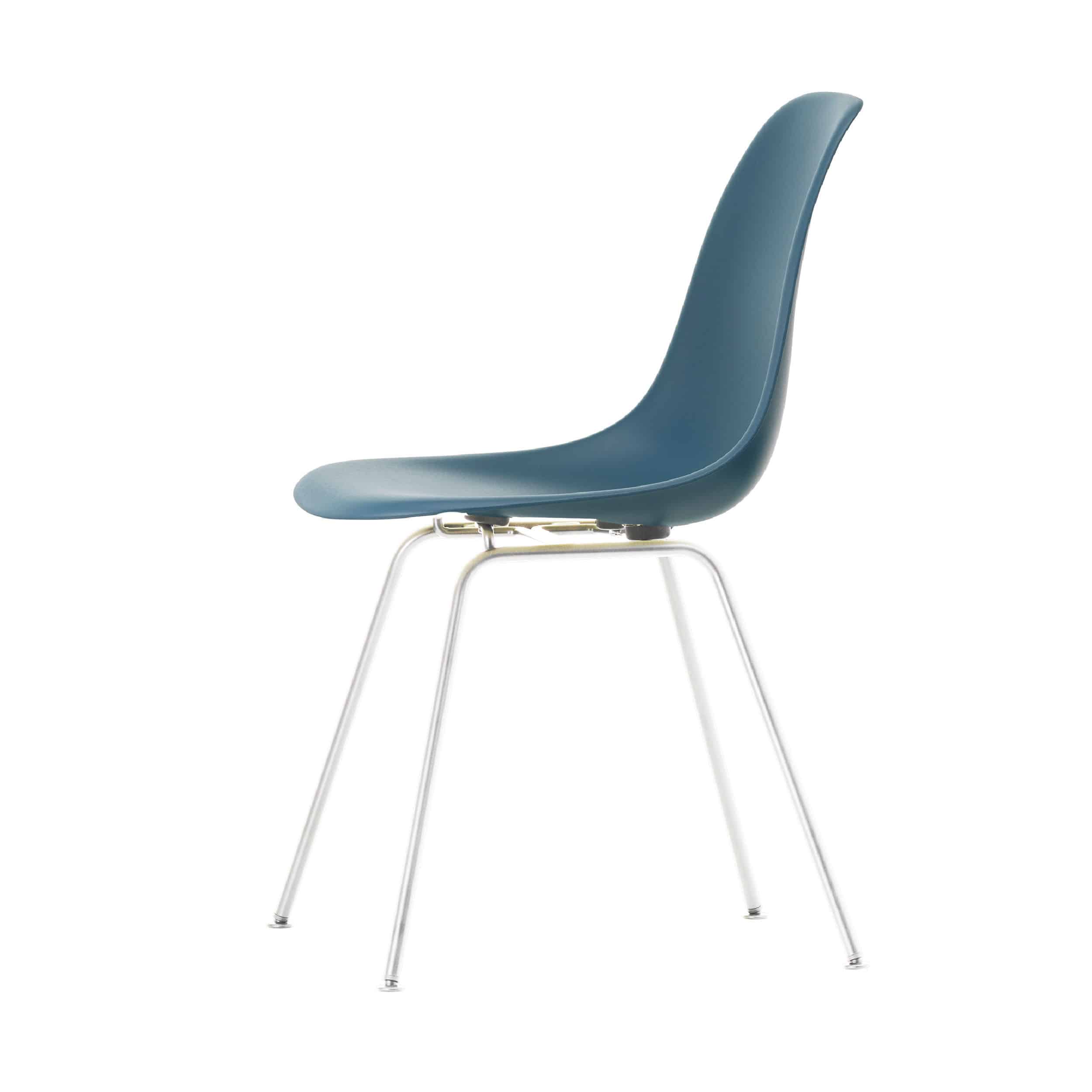 Eames Plastic Side Chair Stuhl DSX Gestell weiß mit Filzgleitern
