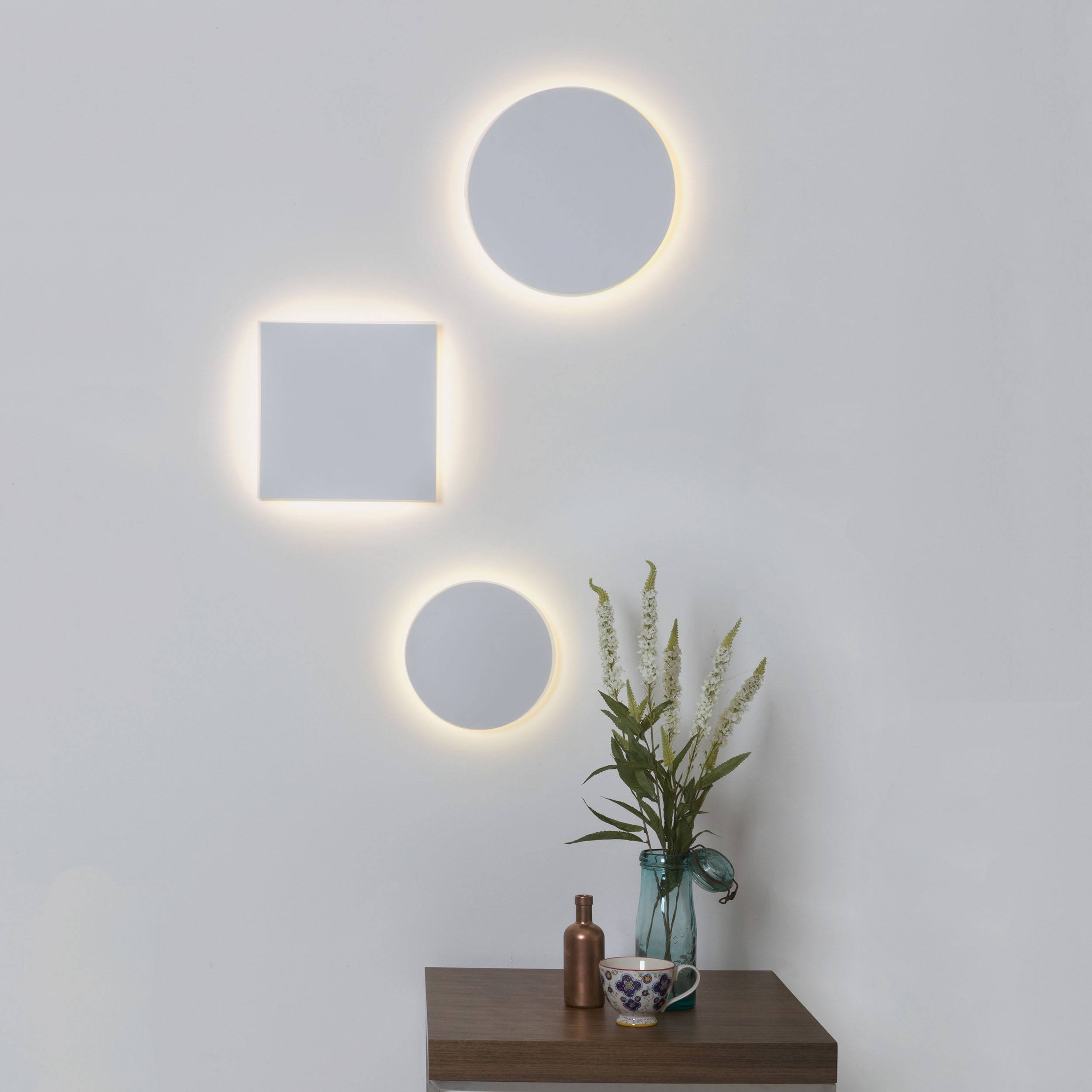Eclipse Square LED Wandleuchte tageshell