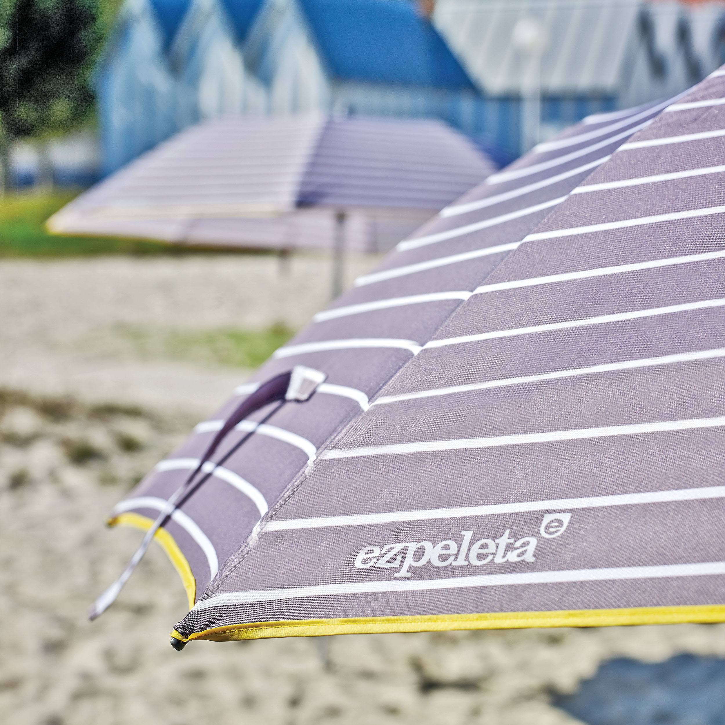 Sonnenschirm 160 cm Gartenschirm Strandschirm mit Erdspieß Balkon Garten  Strand