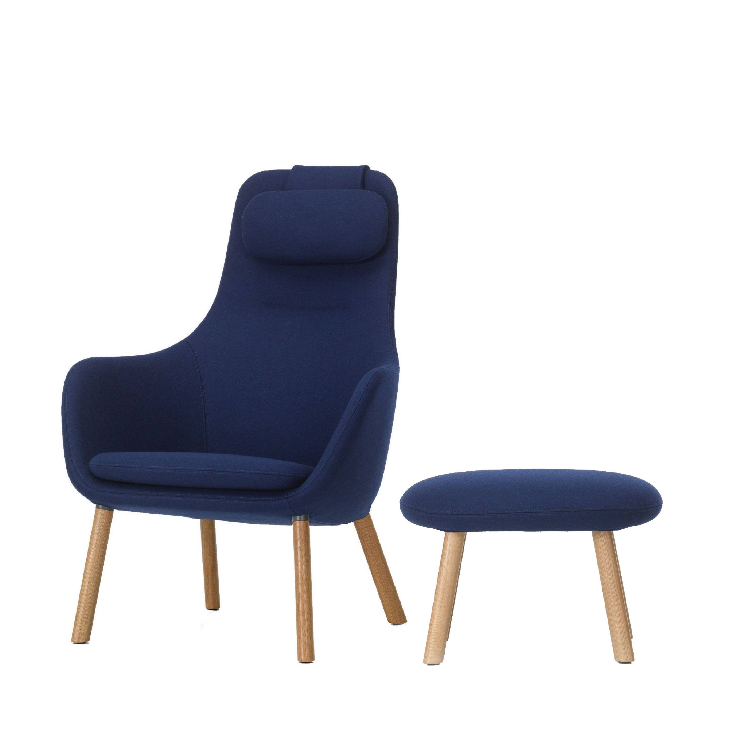 HAL Lounge Chair Sessel und Ottoman Fußhocker