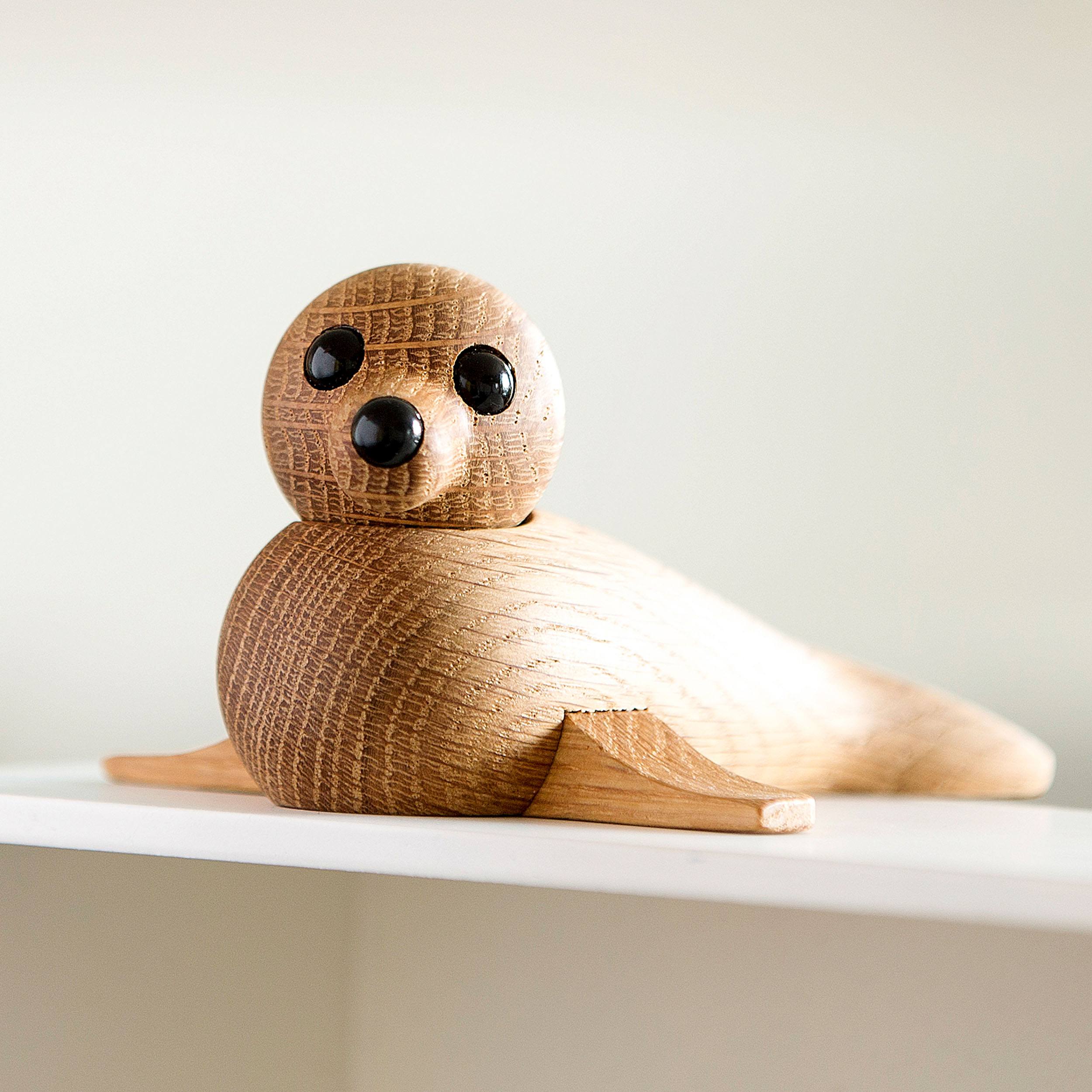 Baby Seal Holzfigur