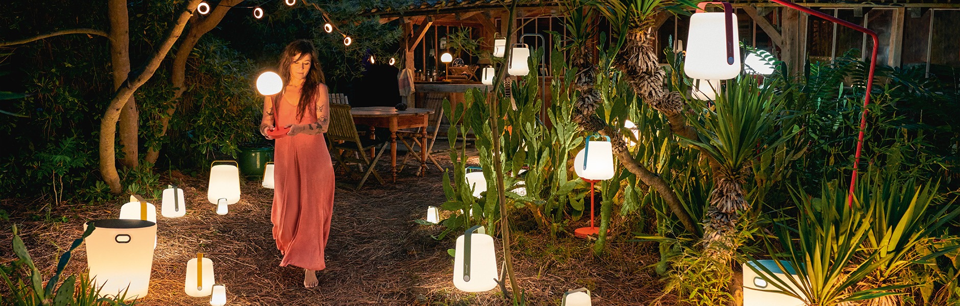 perfekte Gartenbeleuchtung Situation Stimmungsvolle – Leuchte die für jede