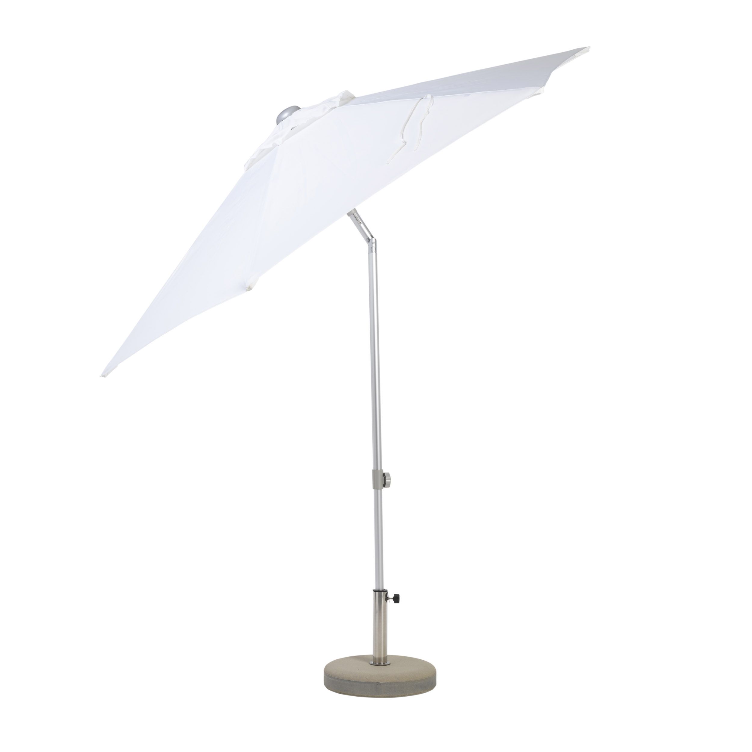 Parasol Elba rond avec articulation sans pied de parasol