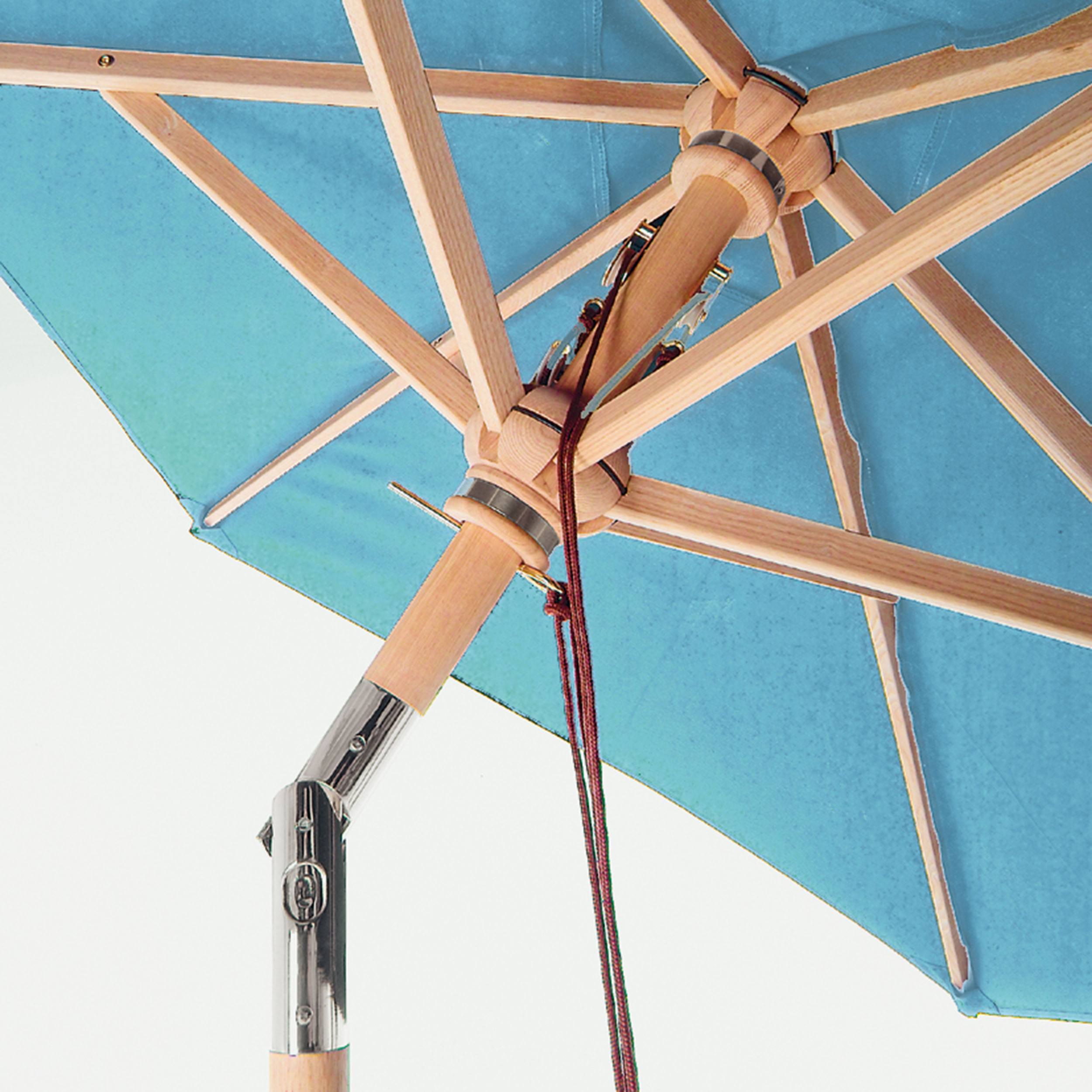 Landhausschirm quadratisch mit Knickgelenk ohne Schirmständer