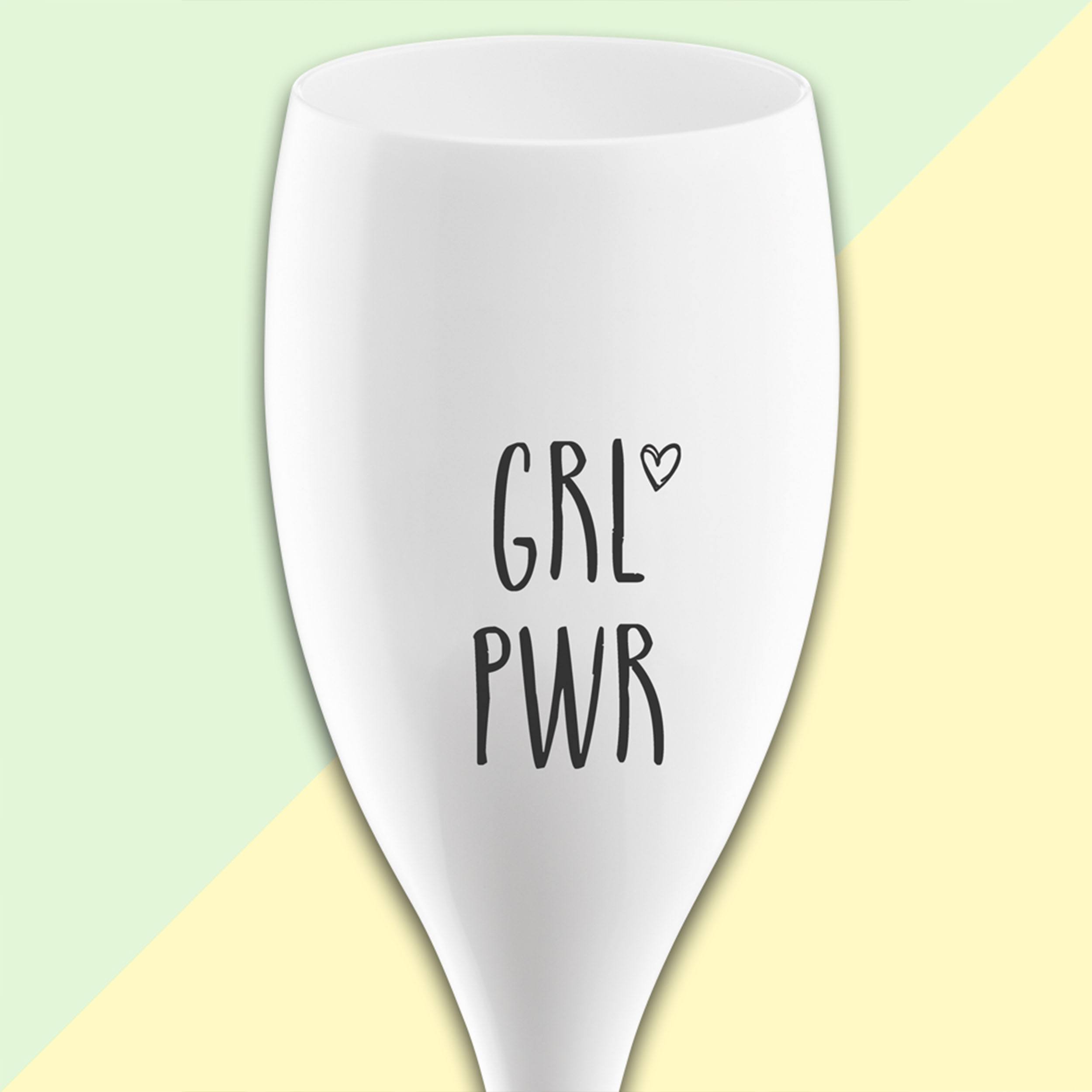 Cheers No.1 Grl Pwr Superglas Champagnerglas
