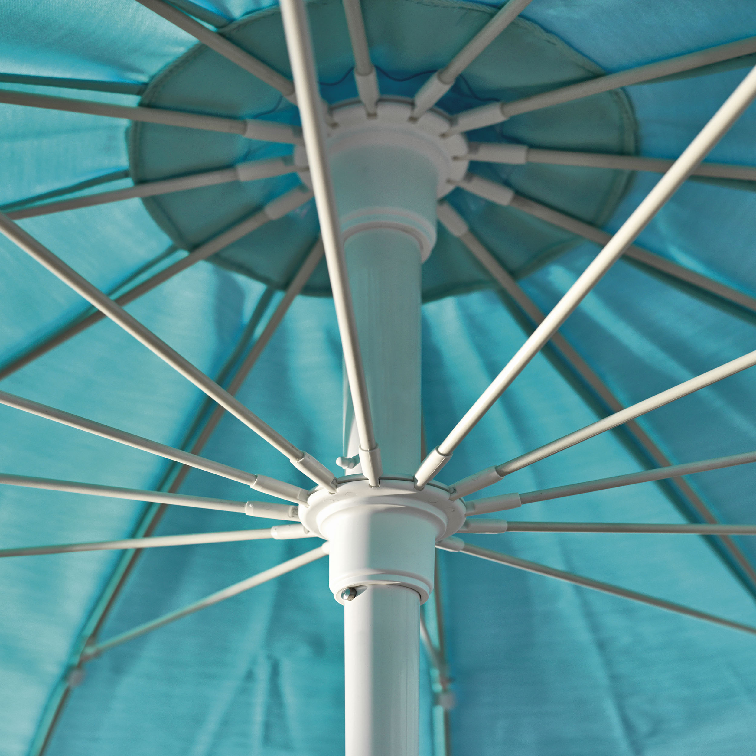Pagodenschirm Sonnenschirm mit Seilzug ohne Schirmständer