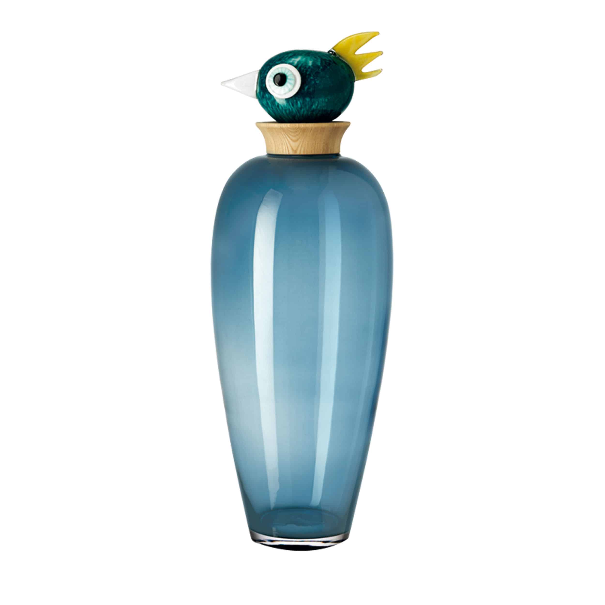 Papageno Vase mit Luigi Kopf