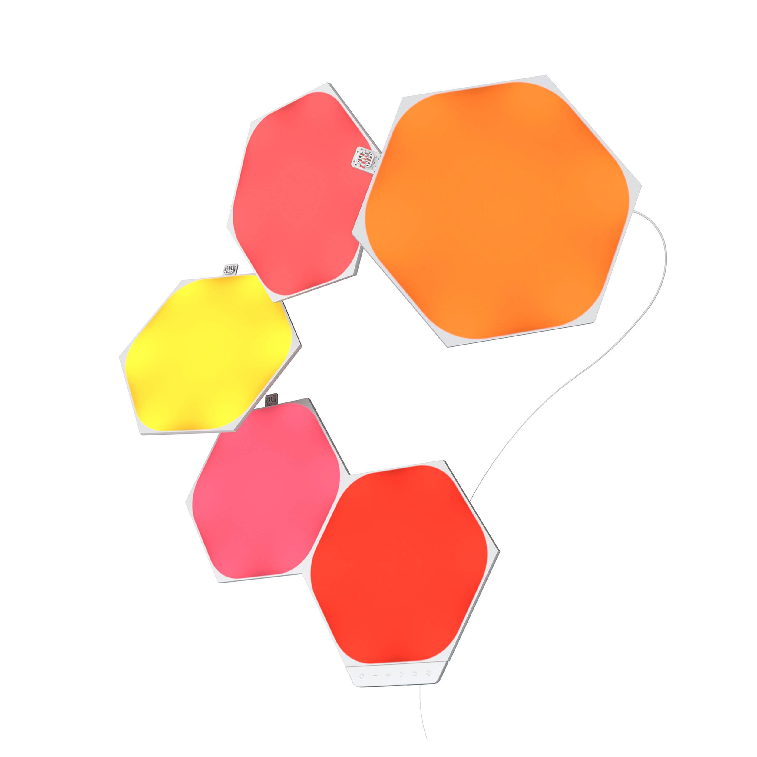 Nanoleaf Shapes Hexagon Starterkit LED Wandleuchte 5er-Set