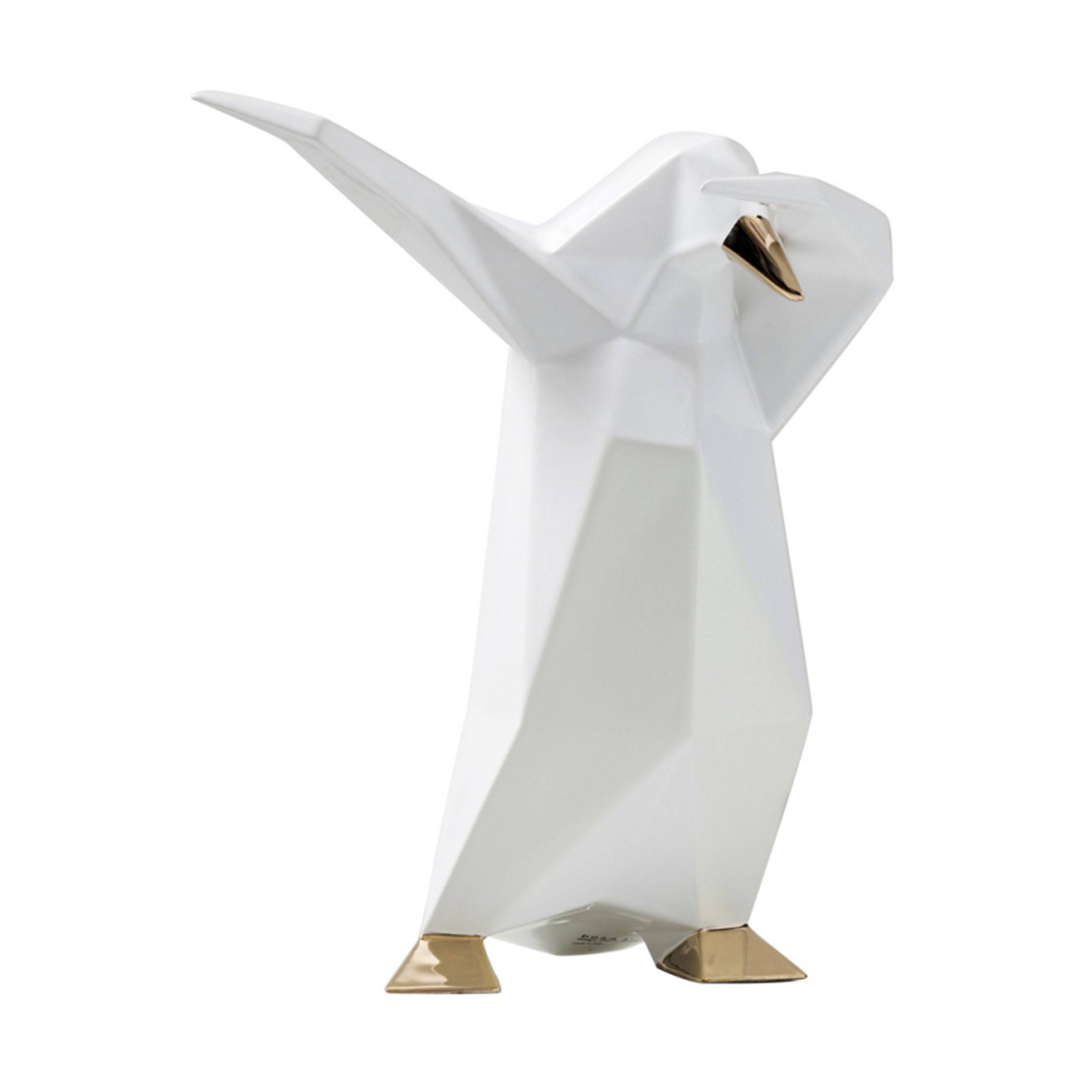 Dab Penguin Skulptur