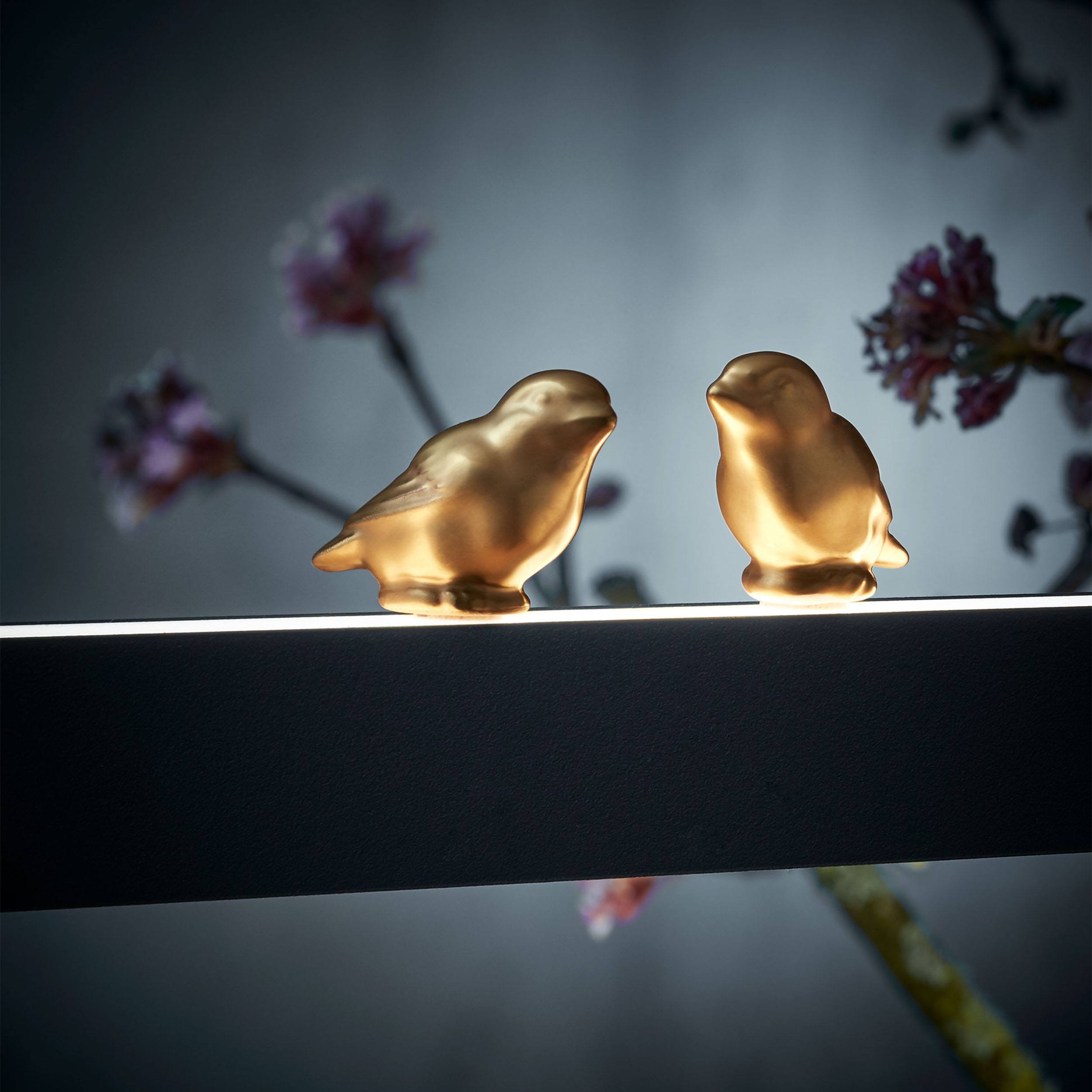 LightLane Vogelpaar Porzellan LED Pendelleuchte