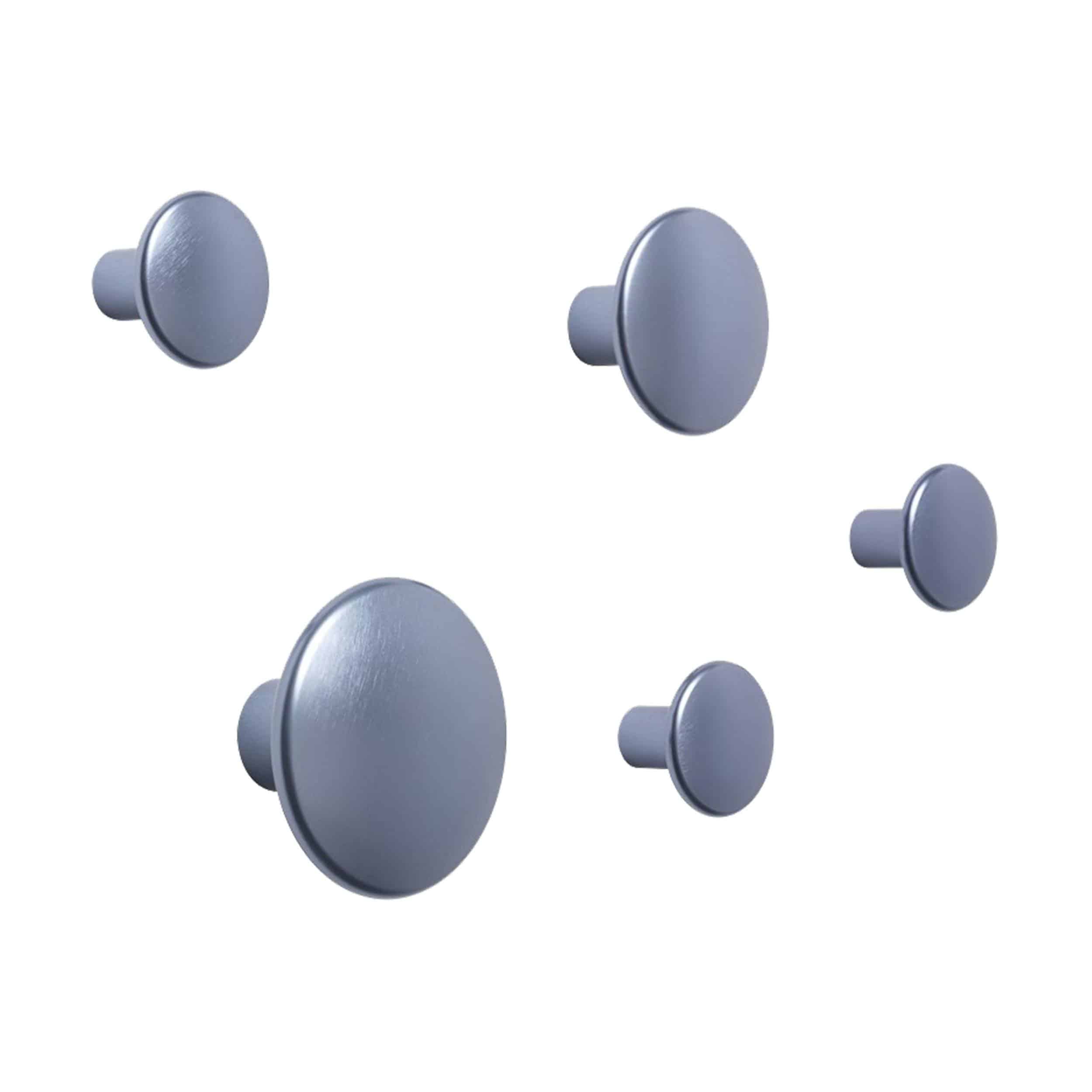 The Dots Metal Garderobenhaken 5er-Set