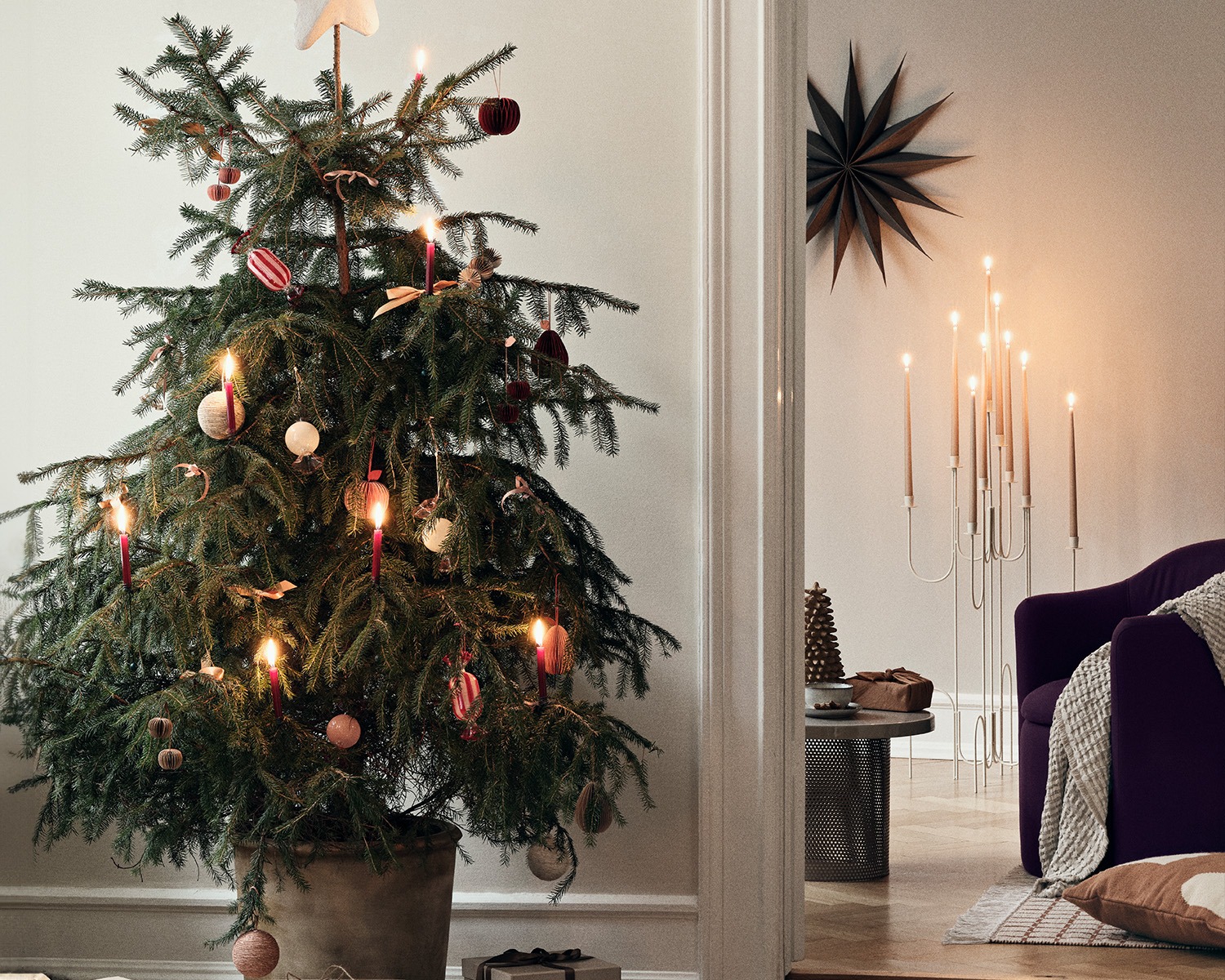 feiern Weihnachten skandinavisch