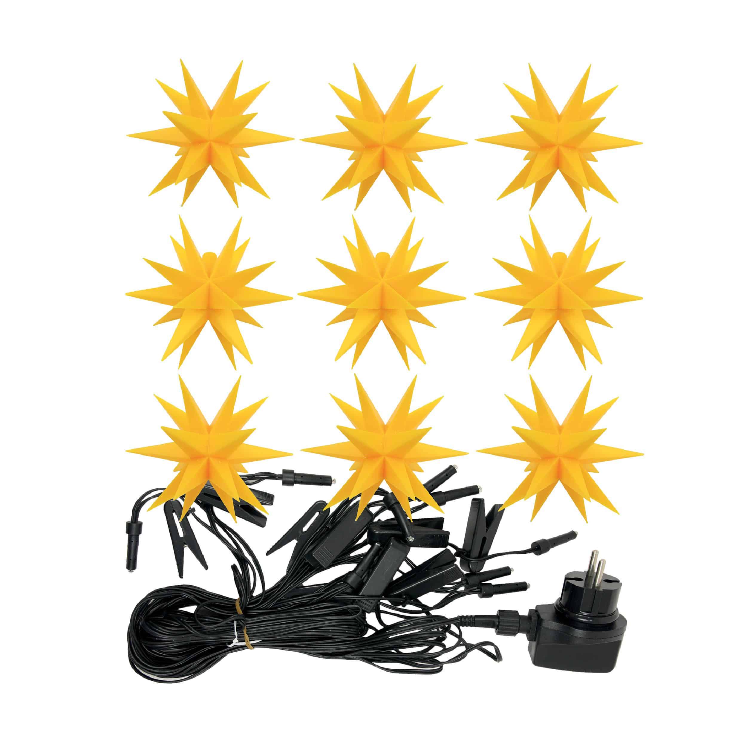 Sterntaler Mini Outdoor LED Lichterkette mit 9 Sternen