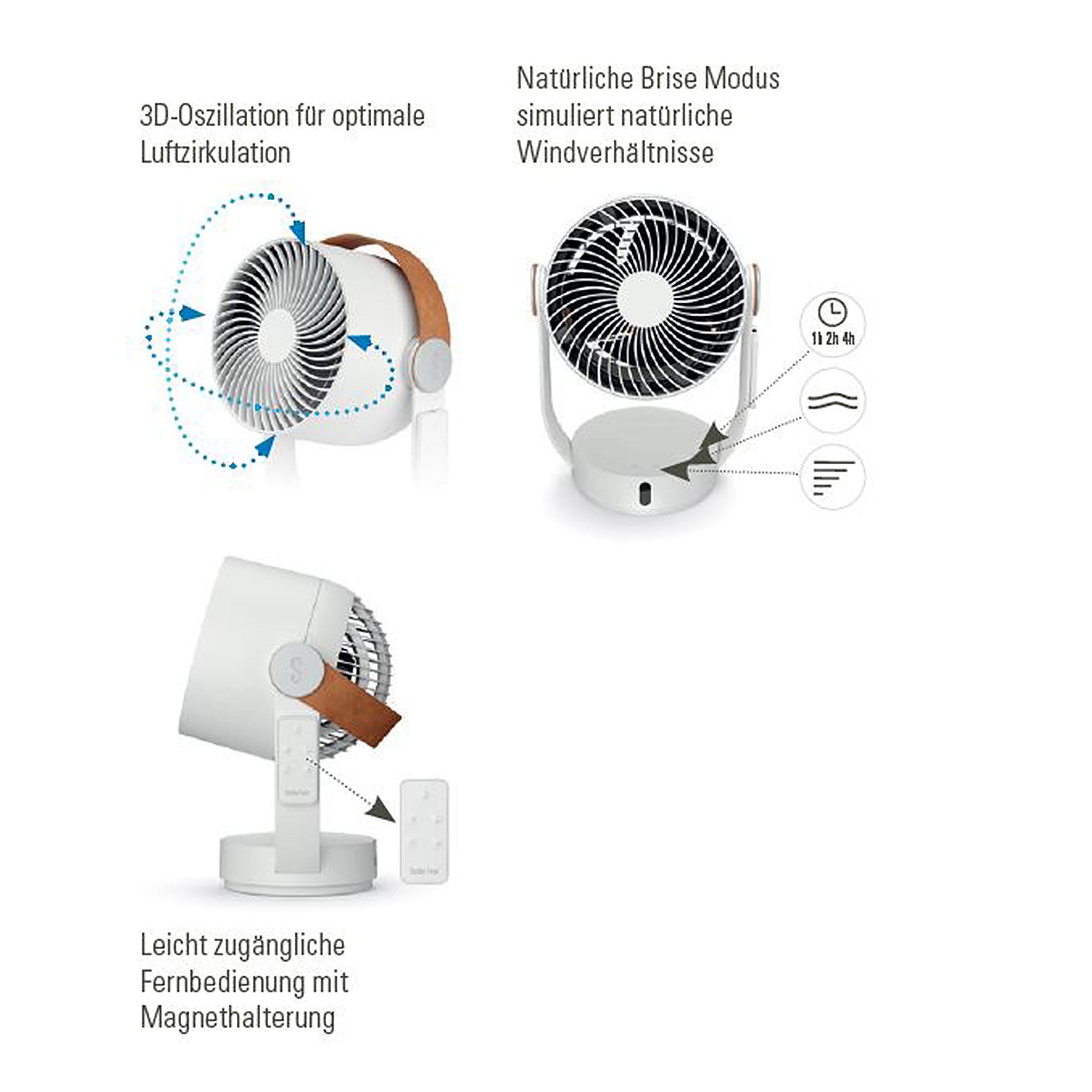 Leo 3D Luftzirkulator Ventilator