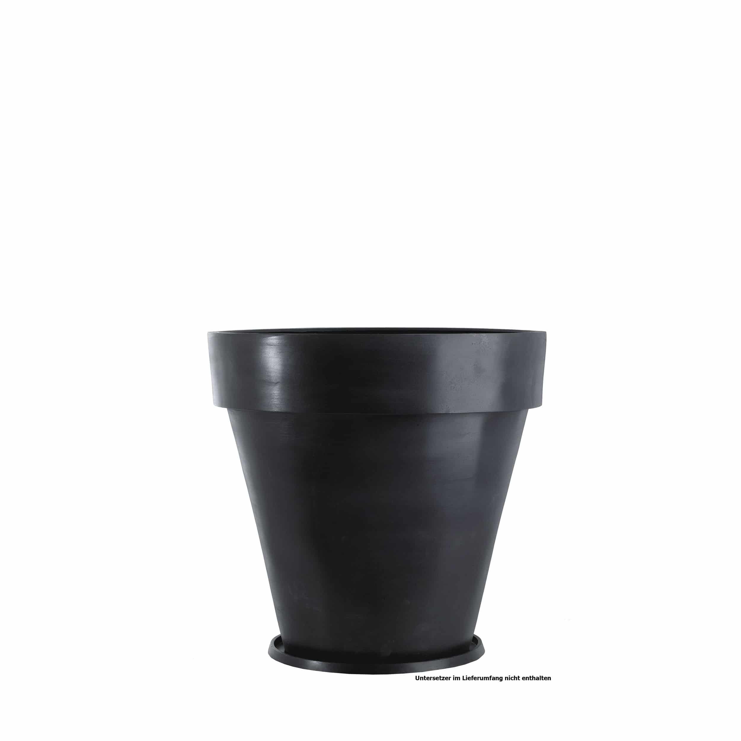 Stonefiber Pot mit Rand Blumentopf