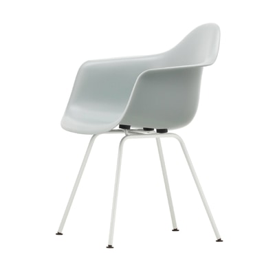 Eames Plastic Armchair Stuhl DAX Gestell weiß mit Filzgleitern