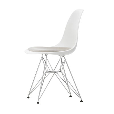 Eames Plastic Side Chair Stuhl DSR mit Sitzkissen