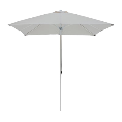 Alu-Sonnenschirm rund mit Seilzug ohne Schirmständer