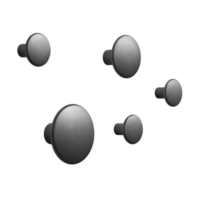 The Dots Metal Garderobenhaken 5er-Set