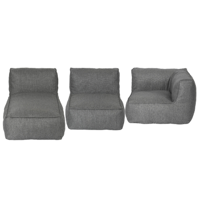 Grow Lounger Outdoor Sofa mit Loungechair links