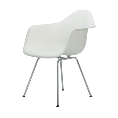 Eames Plastic Armchair Stuhl DAX mit Kunststoffgleitern