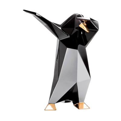 Dab Penguin Skulptur